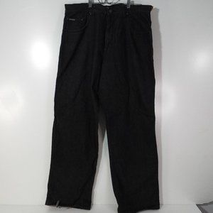Vintage Roca Wear men's Black on Black Carpenter Jeans 38 X 34